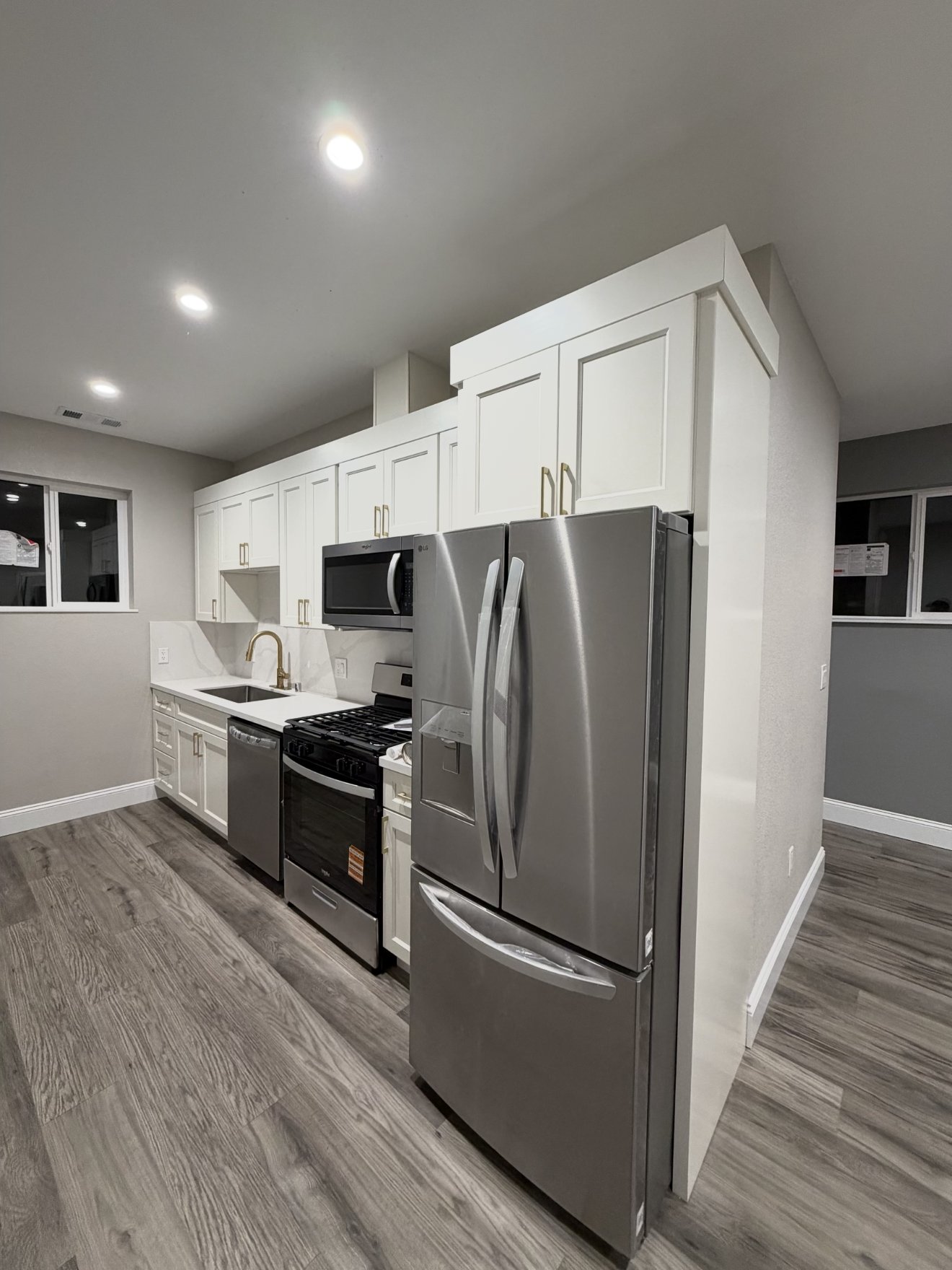 Freshly renovated kitchen at the upcoming Concord Estate care community
