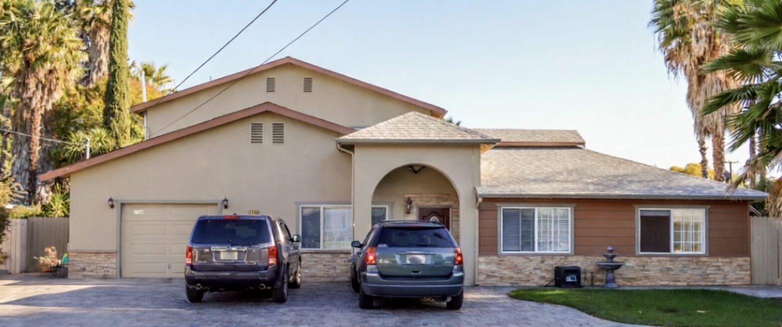 Front exterior of the Peach Pl residence in Concord, CA
